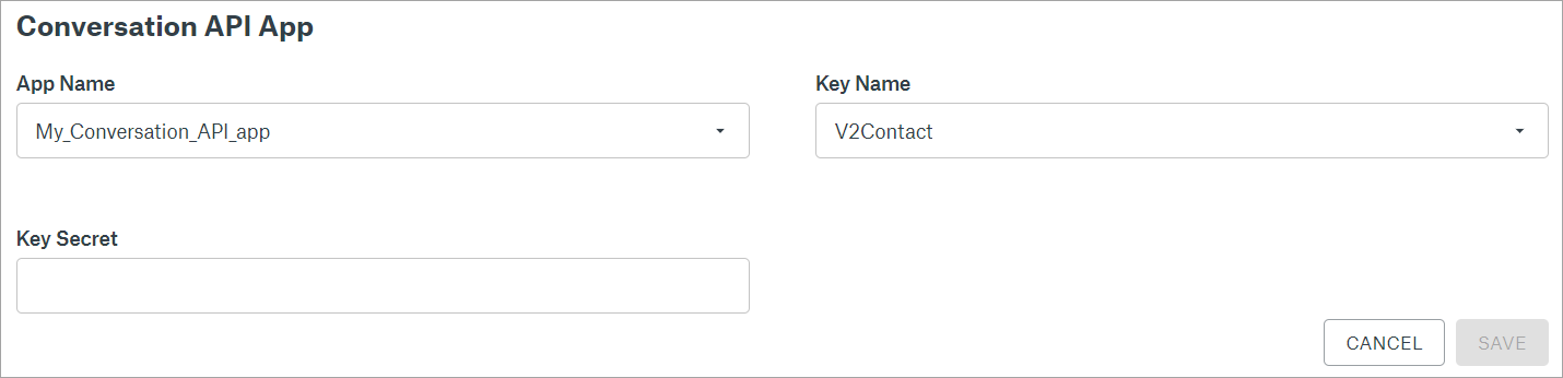How do I make changes to my Conversation API app integration in Sinch ...