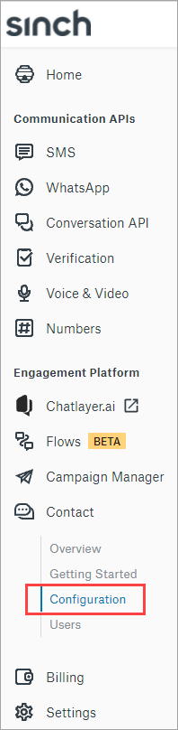 How do I make changes to my Conversation API app integration in Sinch ...