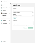 Newsletter page