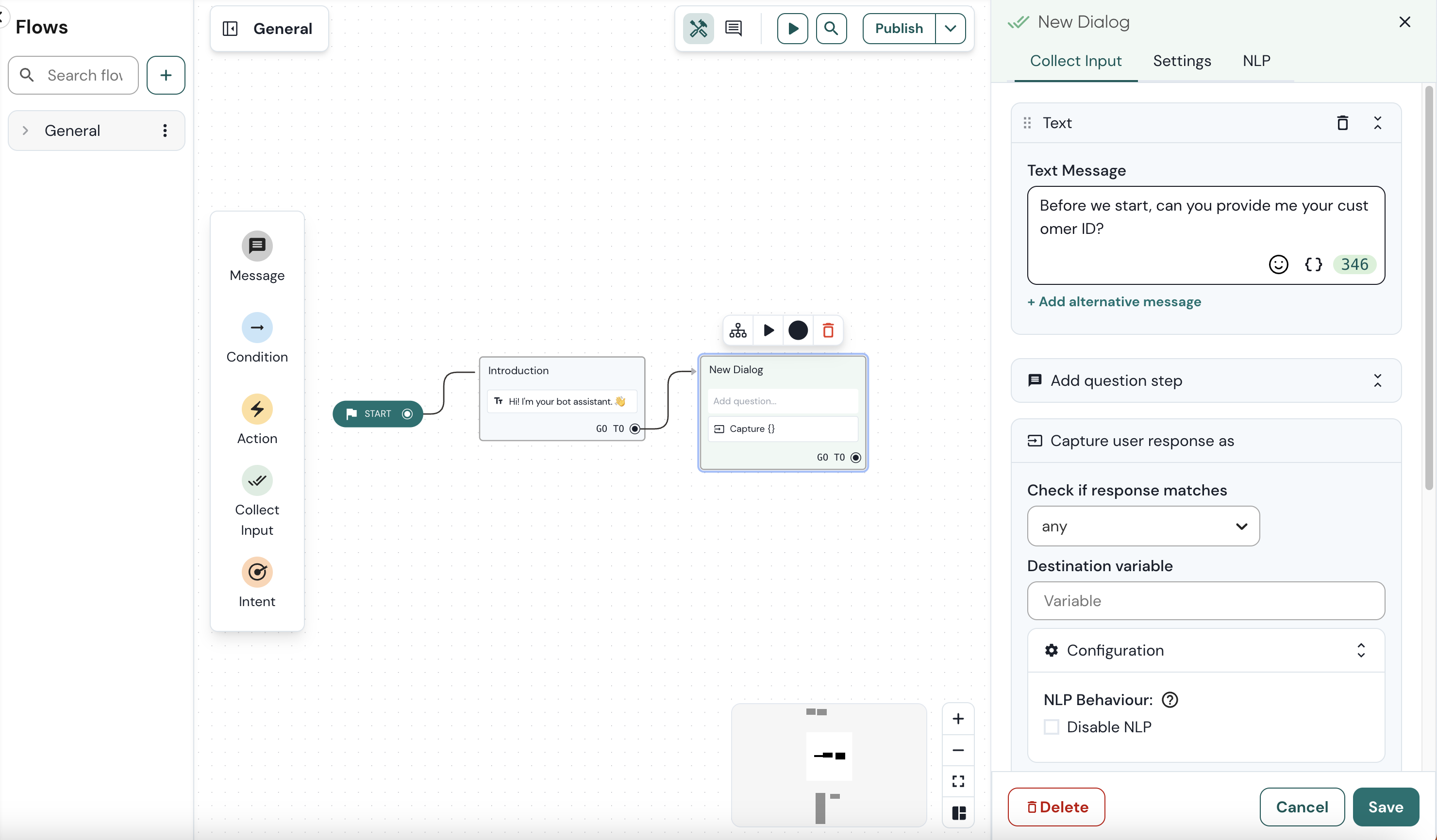 Collect input from your user - Sinch Community - 13204