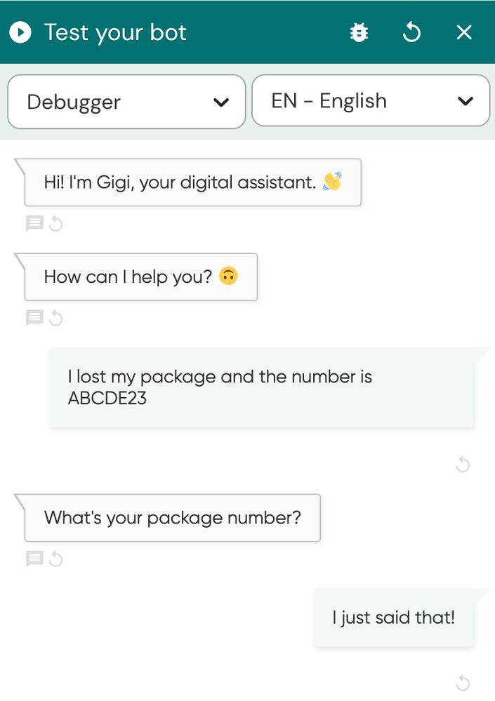 The bot doesn't come across very smart right now...