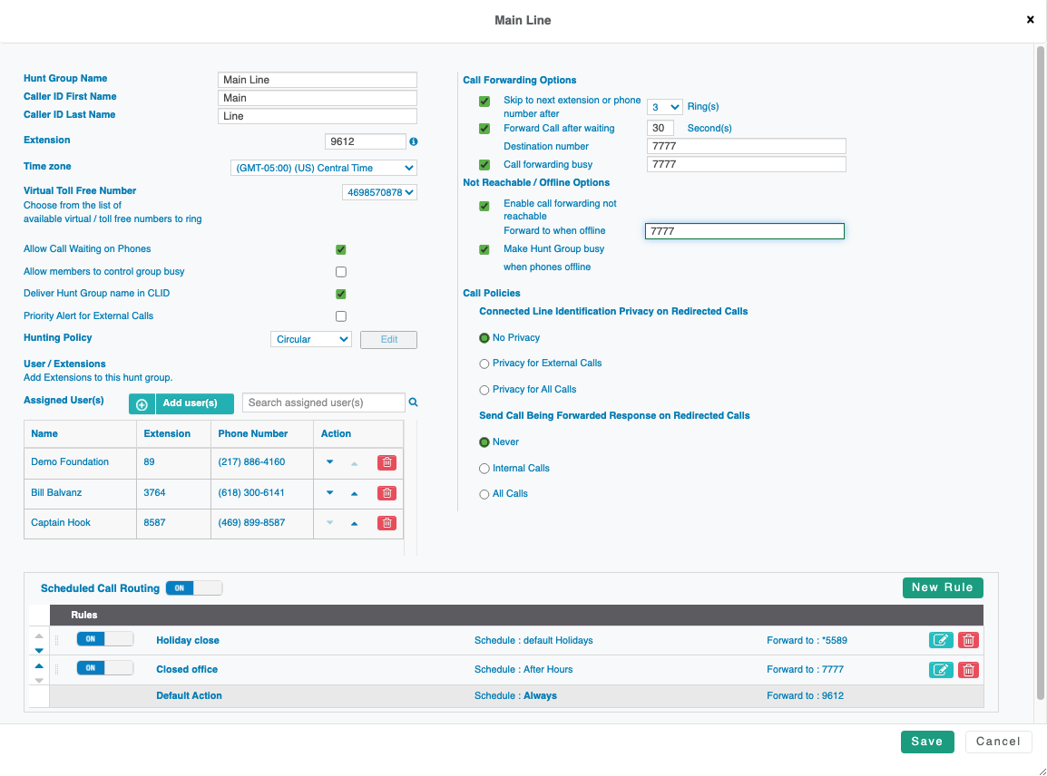Convert Hunt Group to Call Center Queue - Sinch Community - 16768